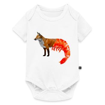 Fox-shrimp mixture - Baby Premium short-sleeve bodysuit - white - Front