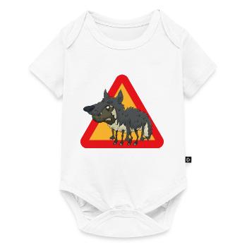 Schaf Wolf - Baby Premium Kurzarmbody - Weiß - Vorne