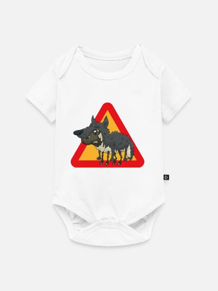 Schaf Wolf - Baby Premium Kurzarmbody - Weiß