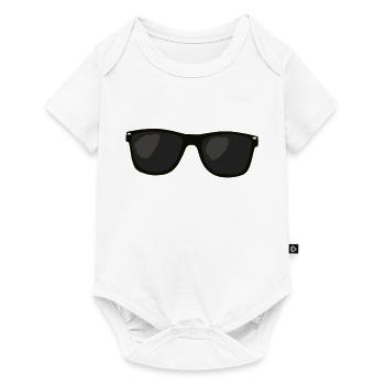 Sonnenbrille SWAG - Baby Premium Kurzarmbody - Weiß - Vorne