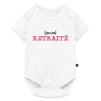 (jeune) Retraité - Body à manches courtes Premium Bébé - blanc - Devant