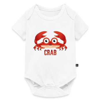 CRAB - Baby Premium short-sleeve bodysuit - white - Front
