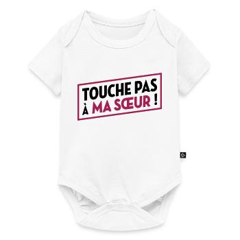 Touche pas à ma sœur ! - Body à manches courtes Premium Bébé - blanc - Devant