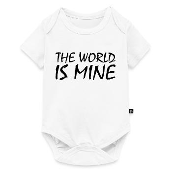 THE WORLD IS MINE - Baby Premium short-sleeve bodysuit - white - Front