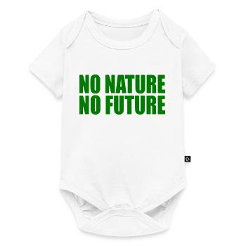 No nature no future - Body à manches courtes Premium Bébé - blanc - Devant