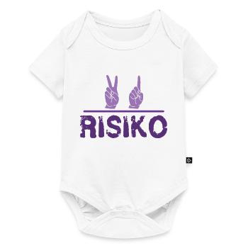 2 - 1 - Risk - Baby Premium short-sleeve bodysuit - white - Front
