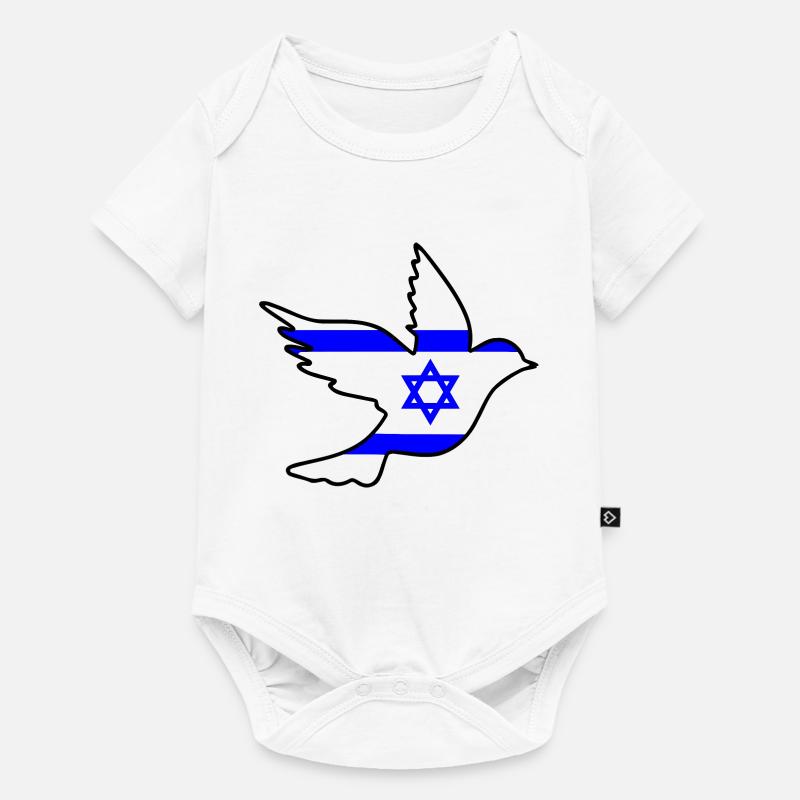 Israel - Body à manches courtes Premium Bébé - blanc