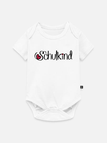 Schulkind - Baby Premium Kurzarmbody - Weiß