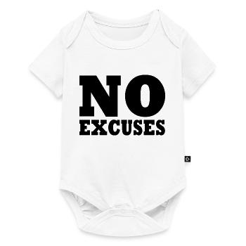 No excuses - Body à manches courtes Premium Bébé - blanc - Devant