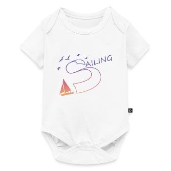 Sailing Segeln - Baby Premium Kurzarmbody - Weiß - Vorne