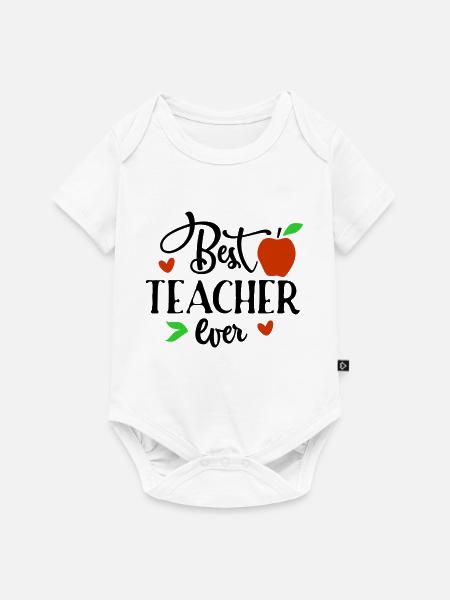Zurück zur Schule - Baby Premium Kurzarmbody - Weiß