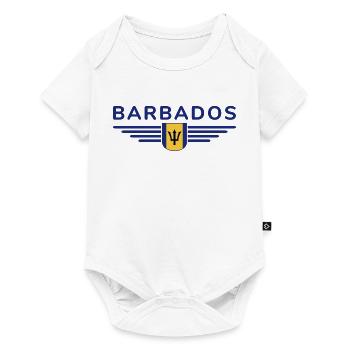 T-Shirt de la Barbade : Pure sensation des Caraïbes - Body à manches courtes Premium Bébé - blanc - Devant