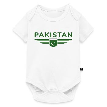 Pakistan Design – Proud of the homeland - Baby Premium short-sleeve bodysuit - white - Front