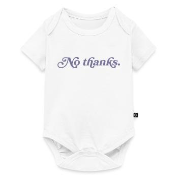 No thank you. - Baby Premium short-sleeve bodysuit - white - Front