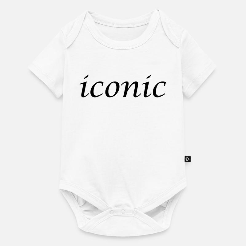ICONIQUE - Body à manches courtes Premium Bébé - blanc