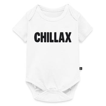 Chillax – Casual Flemish Mood - Baby Premium short-sleeve bodysuit - white - Front