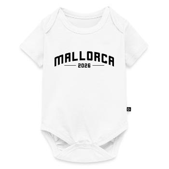 Majorque 2026 - Body à manches courtes Premium Bébé - blanc - Devant
