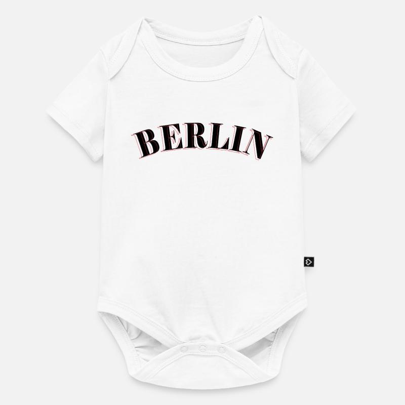 Berlin Retro - Body à manches courtes Premium Bébé - blanc