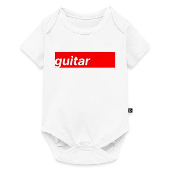 Guitar - Baby Premium short-sleeve bodysuit - white - Front