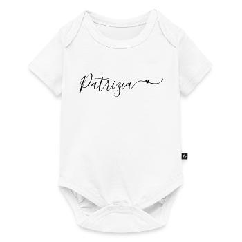 Prénom de famille Patrizia Prénom décoratif - Body à manches courtes Premium Bébé - blanc - Devant
