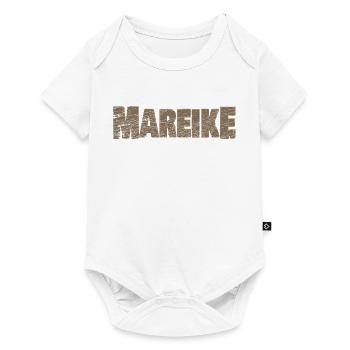 First name Mareike - Baby Premium short-sleeve bodysuit - white - Front