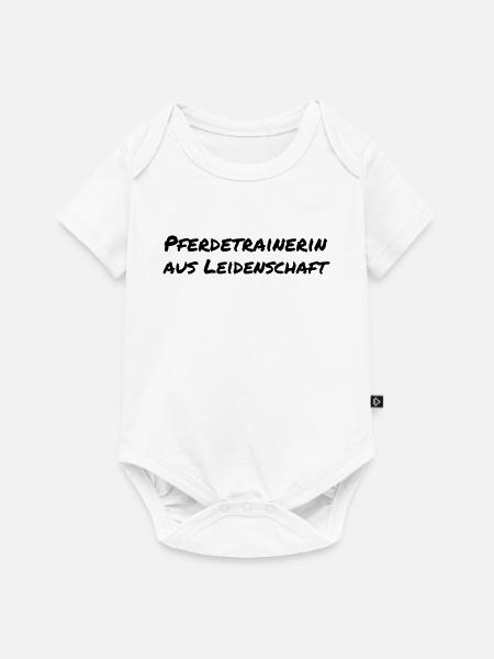 Pferdetrainerin aus Leidenschaft Pferde Geschenk - Baby Premium Kurzarmbody - Weiß