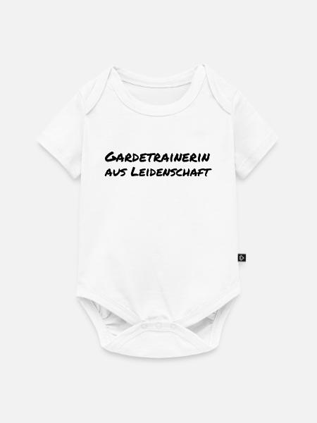 Gardetrainerin aus Leidenschaft Karneval Geschenk - Baby Premium Kurzarmbody - Weiß