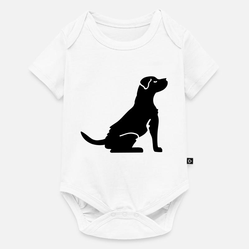les amateurs de chiens - Chien - Body à manches courtes Premium Bébé - blanc