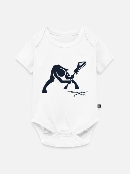 Rock Star - Baby Premium Kurzarmbody - Weiß