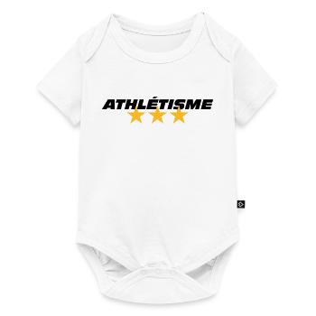 Athlétisme - Body à manches courtes Premium Bébé - blanc - Devant