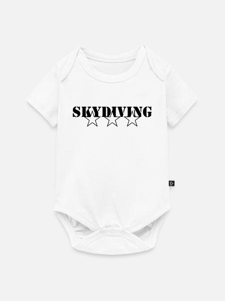Skydiving - Baby Premium Kurzarmbody - Weiß