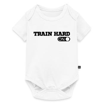 bodybuilder, bodybuilding, fitness, workout, beast - Baby Premium short-sleeve bodysuit - white - Front