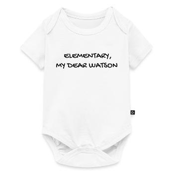 Cinéma / Citation / Série télé / Geek - Body à manches courtes Premium Bébé - blanc - Devant