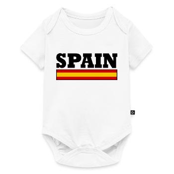 Spain flag - Baby Premium short-sleeve bodysuit - white - Front