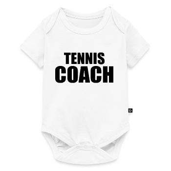Tennis coach - Body à manches courtes Premium Bébé - blanc - Devant
