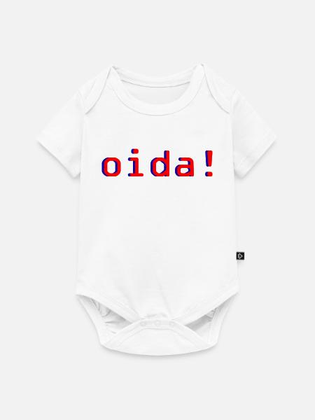 oida! - Baby Premium Kurzarmbody - Weiß