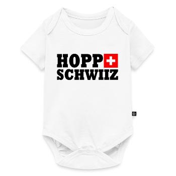 Hopp schwiiz - Baby Premium short-sleeve bodysuit - white - Front