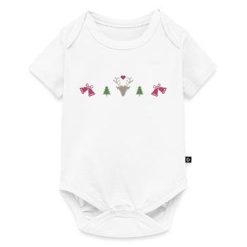 Petits cadeaux amusants pour Noël - Body à manches courtes Premium Bébé - blanc - Devant