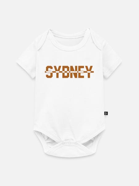 Sydney - Baby Premium Kurzarmbody - Weiß