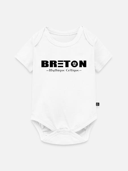 BRETON Mystisch und Keltisch - Baby Premium Kurzarmbody - Weiß