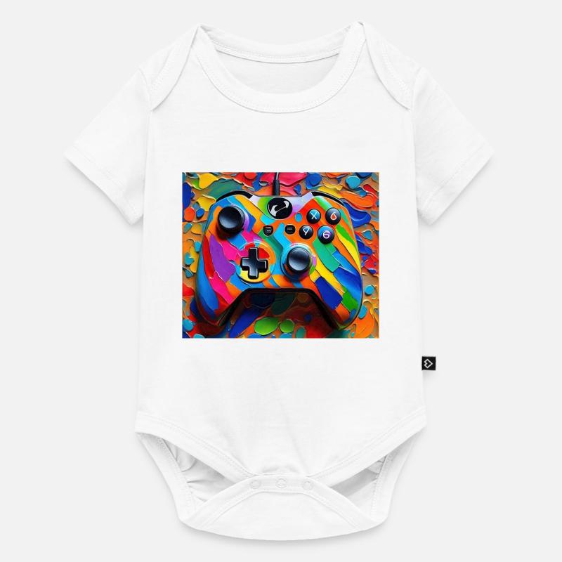 Colourbomb Controller - Baby Premium short-sleeve bodysuit - white