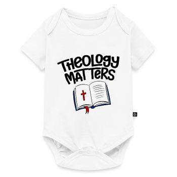 L’importance de la théologie 4 - Body à manches courtes Premium Bébé - blanc - Devant