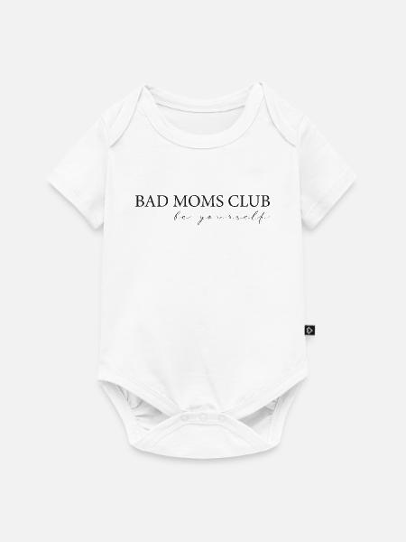 Bad Moms Club - Baby Premium Kurzarmbody - Weiß