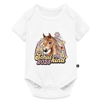 School Child 2025 Horse School Enrollment School Student - Baby Premium short-sleeve bodysuit - white - Front