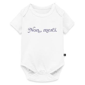 Non, merci – French Minimalism - Baby Premium short-sleeve bodysuit - white - Front