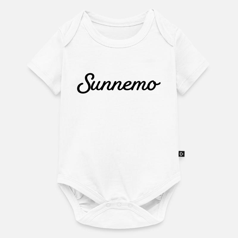Sunnemo schwarz - Baby Premium Kurzarmbody - Weiß
