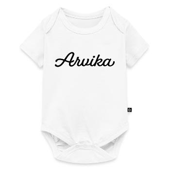 Arvika noir - Body à manches courtes Premium Bébé - blanc - Devant