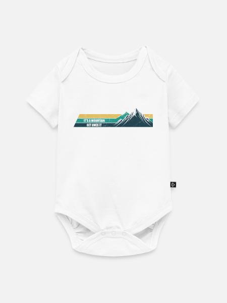 Berggipfel Überwinden Sie es - Baby Premium Kurzarmbody - Weiß