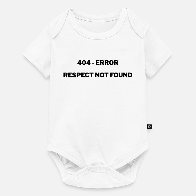 404 - Error Respect not Found - Baby Premium short-sleeve bodysuit - white