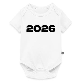 Cadeau Vintage 2026 - Body à manches courtes Premium Bébé - blanc - Devant